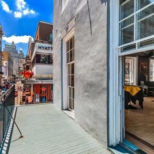 Mardi Gras Room Balcony over Bourbon