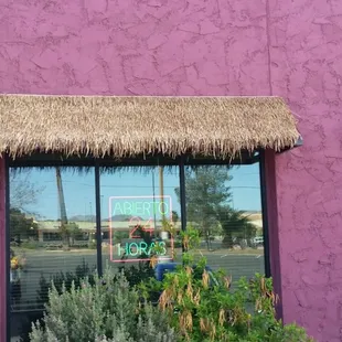 outside