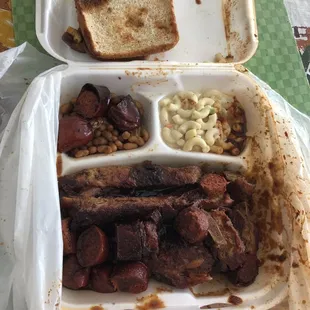 2 way ribs, links with beans, Mac (20)