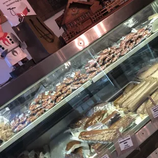a variety of baked goods