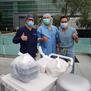 Giving back and a big thanks to our medical workers during this pandemic!