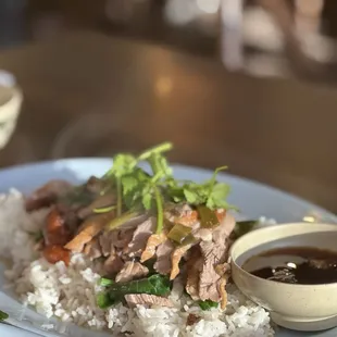 Roasted Duck Over Rice