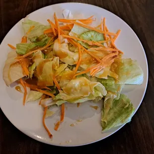 Complimentary lunch special salad