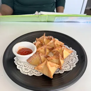 Crab Rangoon; only ok