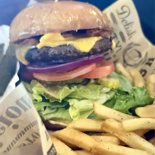 Classic Bacon and cheese burger