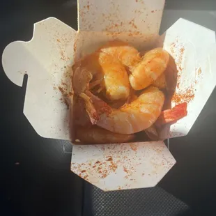 Freshly Spiced Steamed Shrimp with a dab of &quot;Old Bay&quot;!