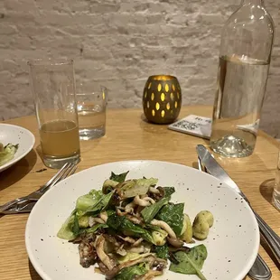 Home at Last (basil-mint-romaine pasta)