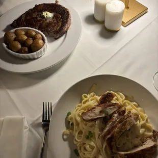 Chicken Alfredo 16 Oz Rib-Eye