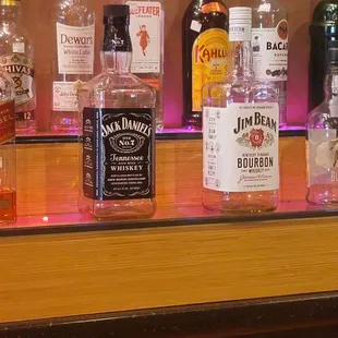 This is the &quot;bar&quot; which, if you look carefully, is full of empty bottles.  WTF!?!?