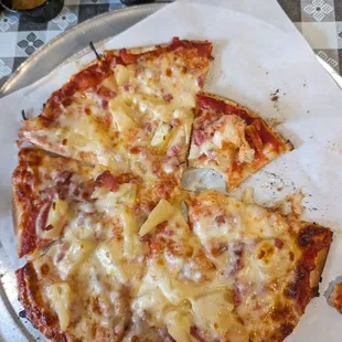Hawaiian Style Pizza