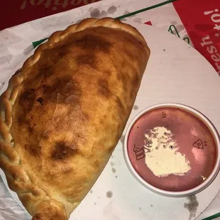 Ham &amp; Pineapple Calzone