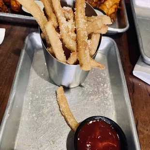 Parm fries are the best side in the world 10000000%