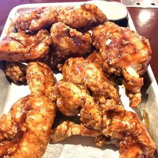 Boneless teriyaki wings (small order!)