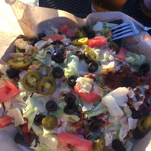 Nachos, needs a whole more FLAVOR!