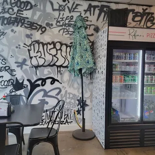 graffiti on the wall