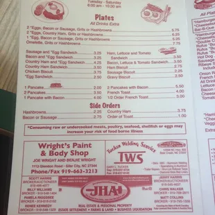 menu, sushi and sashimi