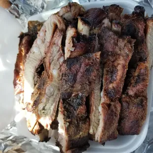Whole slab of ribs - Best ribs in town!
