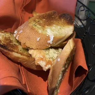 Garlic bread-it was wonderful