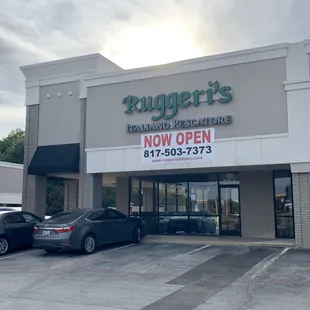 the front of the store