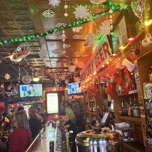 people sitting at the bar