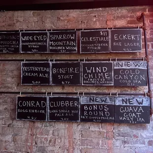 Beer on tap