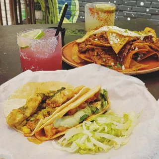 Crispy Shrimporizo Taco