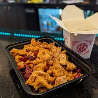 Diced Chicken with Dried Chili Pepper