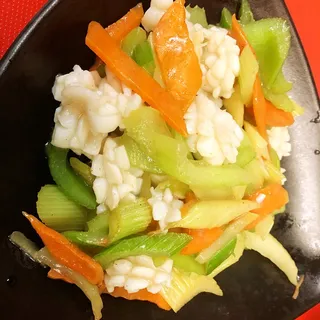 Stir Fry Squid with Celery