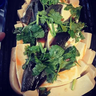 Tofu with Preserved Egg