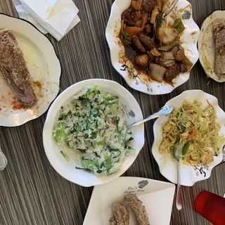 Shanghai Style Vegetable Rice with Chinese Bacon