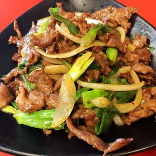 Stir Fry Beef with Scallions
