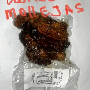 Cooked Mollejas.