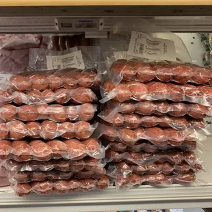 Packaged Sausage.