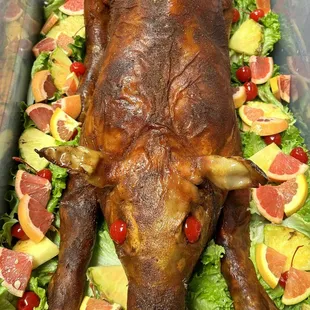 Cooked Suckling Pig.