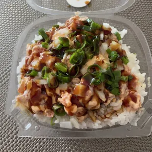 Spicy Ahi poke bowl