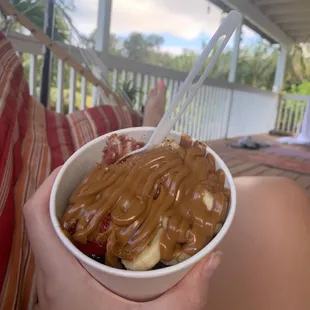 Ruka bowl with the cookie butter - sooo good