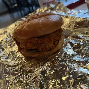 Simply country chicken sandwich