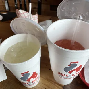 Lemonade and Strawberry Lemonade