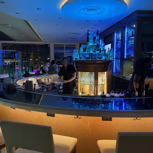 interior, sushi and sashimi