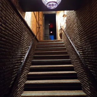 Up the stairs back to Dangerfield's