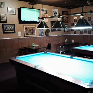 Two Diamond Pool Tables