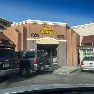 Rum runners entrance... Am I the only one that sees the word food... And then treated like an idiot because I asked for a menu
