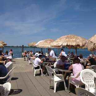 Excellent outside seating!