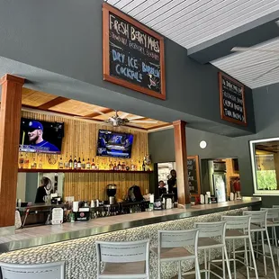 Outside bar area