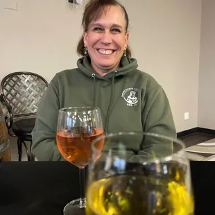 Stopped in for some afternoon wine with my chick!  Love this time.