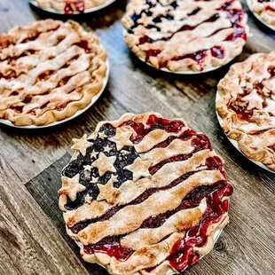 Patriotic pies for the 4th of July