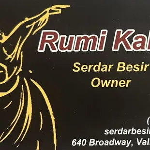 Serdar, the owner is super nice