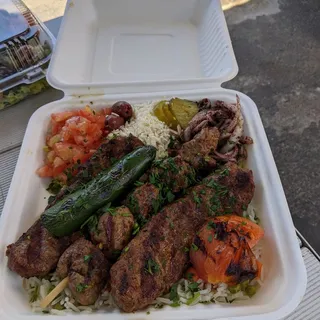 6. Adana Kabob Plate