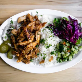 Chicken Shawarma Plate