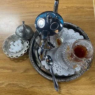 Iranian tea, a must-try at the beginning !!